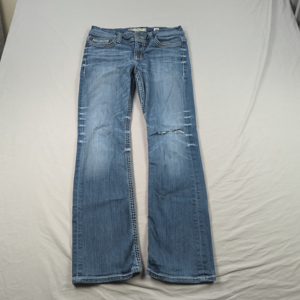 BKE Jeans Womens 29S Blue Payton Boot Cut Western Casual Cowgirl Stretch